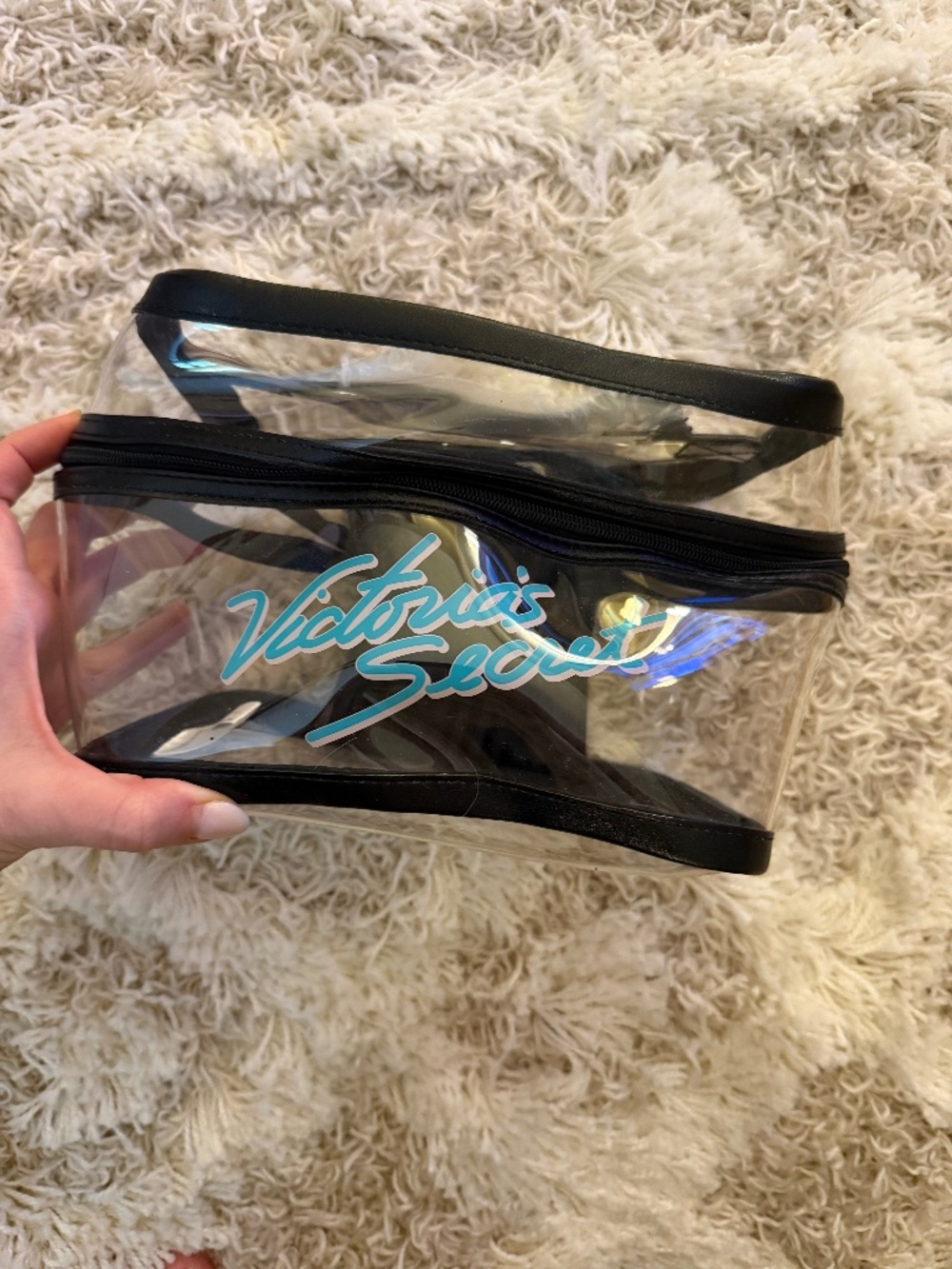 ✨ Victoria’s Secret Clear Cosmetic Bag – NWT – Chic Travel Organizer